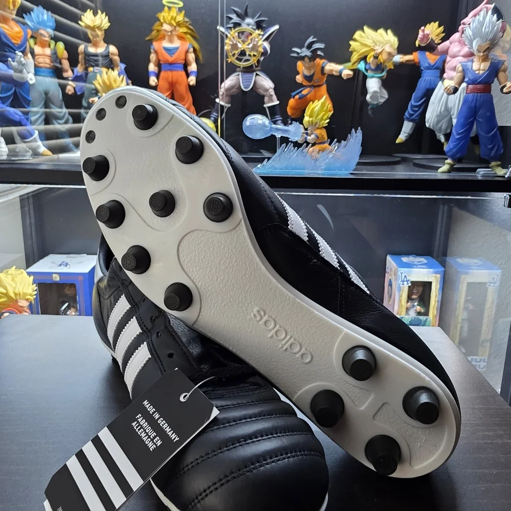 Adidas Copa Mundial Soccer Cleats Black Leather Germany 015110 Men US Size 11.5 - Picture 8 of 12
